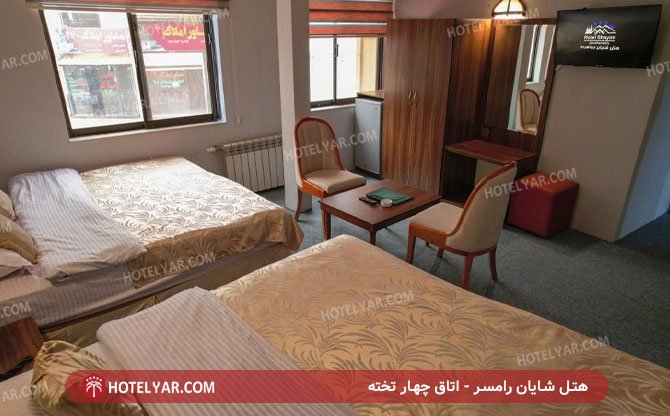 هتل شایان رامسر اتاق چهار تخته 2