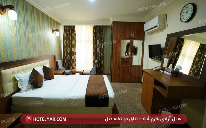 هتل آزادی خرم اباد اتاق دو تخته دبل 2
