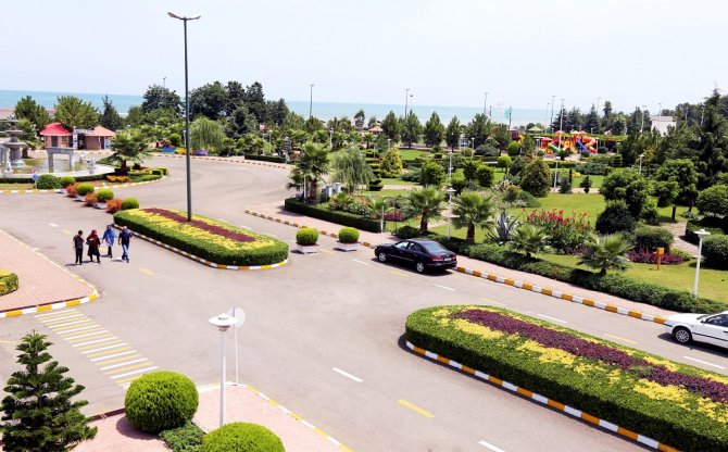 محوطه هتل