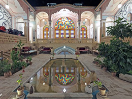 عکس اقامتگاه سنتی امیرالسلطنه کاشان