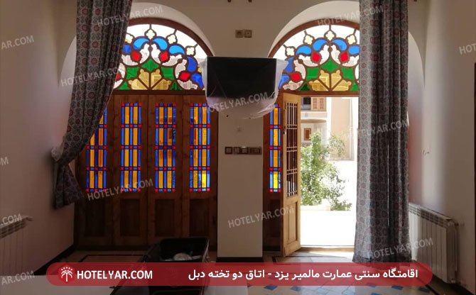 سنتی عمارت مالمیر یزد اتاق دو تخته دبل 3
