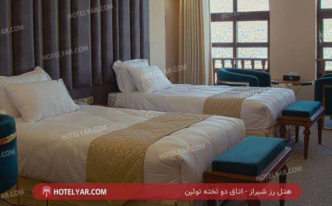هتل رز شیرازاتاق دو تخته توئین