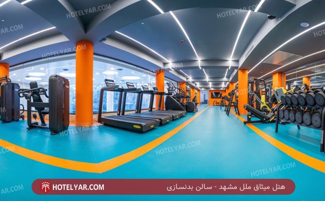 میثاق ملل مشهد سالن بدنسازی 2