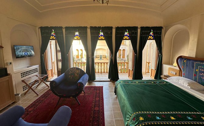 عکس اقامتگاه عمارت آقا حسینی کاشان شماره 17
