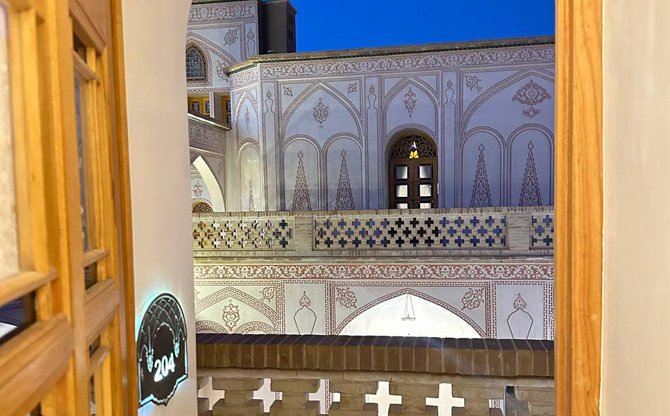 عکس اقامتگاه عمارت آقا حسینی کاشان شماره 3