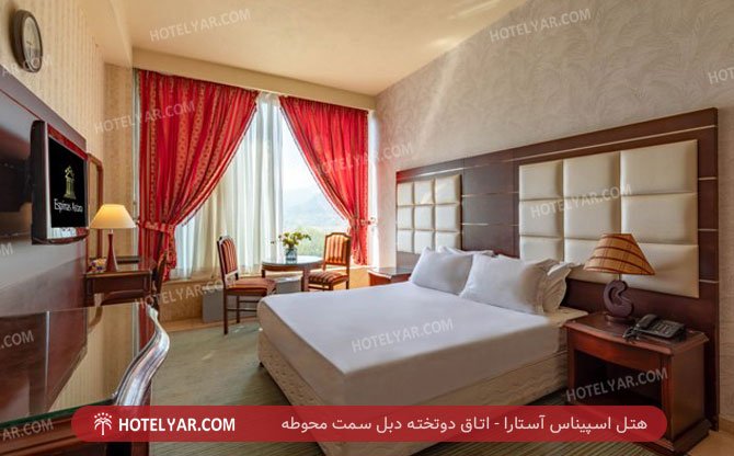 اسپیناس آستارا اتاق دو تخته دبل سمت محوطه