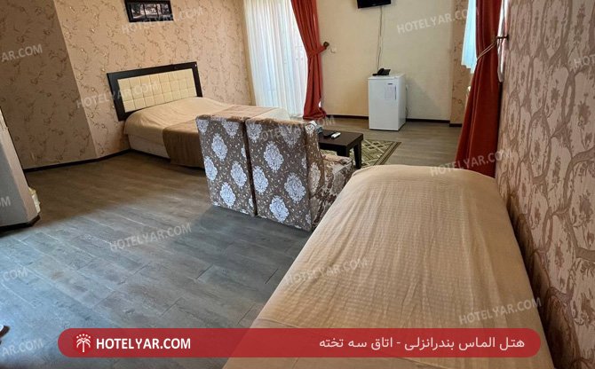 الماس بندر انزلی اتاق سه تخته 10