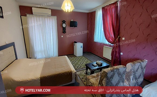 الماس بندر انزلی اتاق سه تخته 4