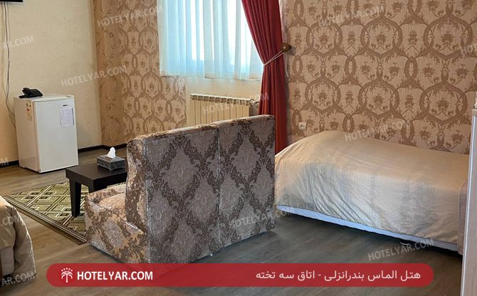 الماس بندر انزلی اتاق سه تخته 9