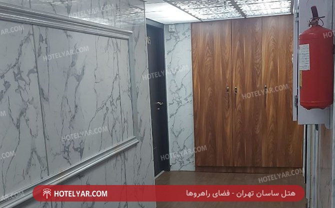 ساسان تهران فضای راهروها 2